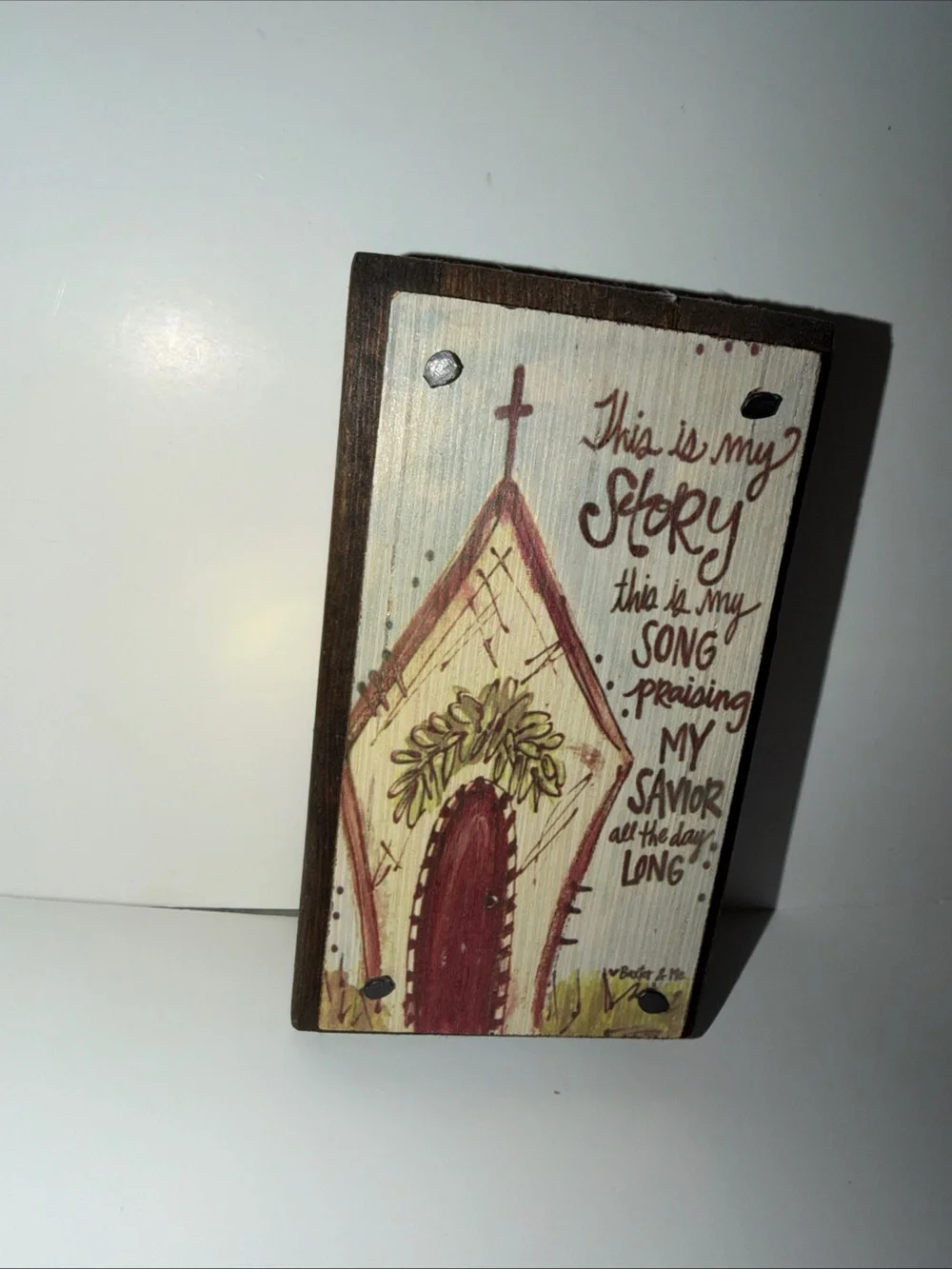This Is My Story Painting Wood Religious Church Baxter And Me